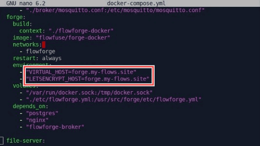 Screenshot the terminal showing the updates made in docker-compose.yml file "Screenshot the terminal showing the updates made in docker-compose.yml file"